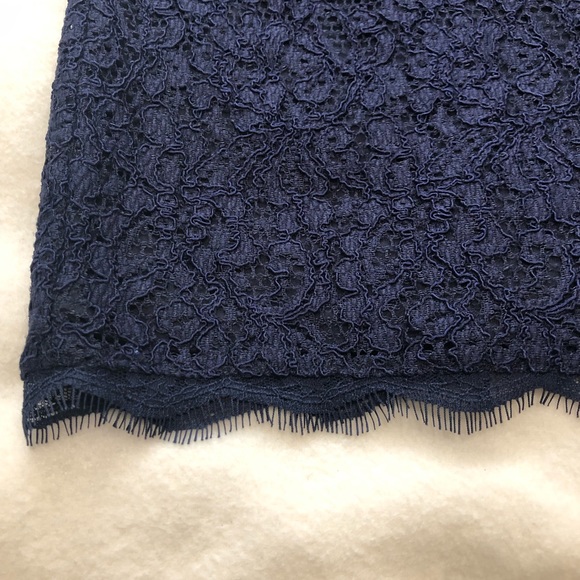 Adrianna Papell Navy lace sleeveless dress NWT - Picture 5 of 7